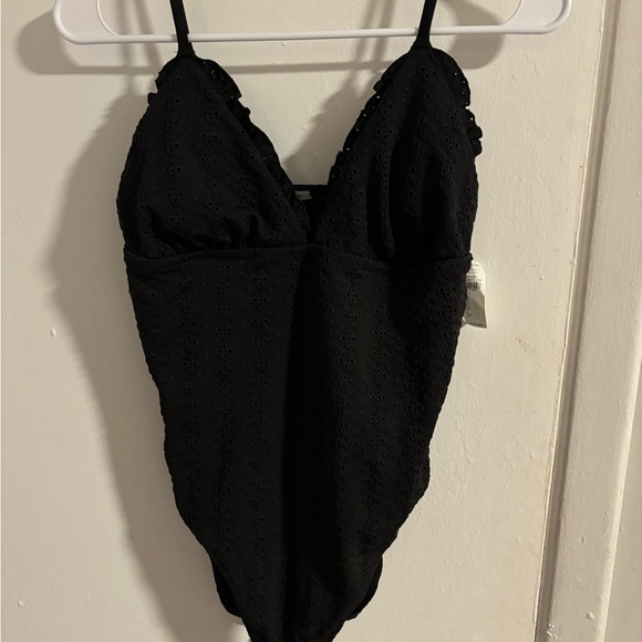 Old Navy Other - Old Navy Black Eyelet Swimsuit